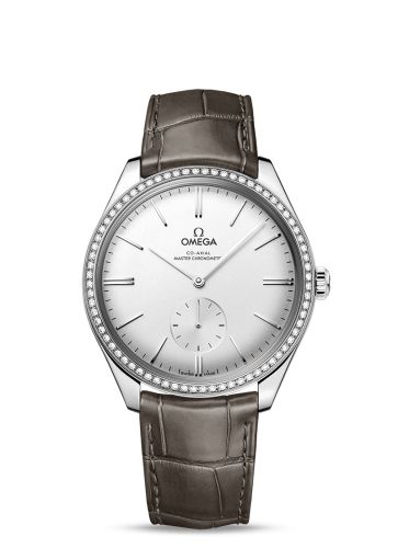 Omega 435.18.40.21.02.002 : De Ville Trésor Master Chronometer Small Seconds Stainless Steel / Diamond / Silver