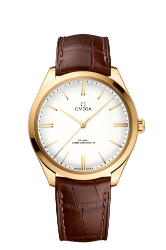 Omega 435.53.40.21.09.001 : De Ville Trésor Master Chronometer Yellow Gold / White Enamel