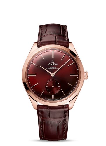 Omega 435.53.40.21.11.002 : De Ville Trésor Master Chronometer Small Seconds Sedna Gold / Red