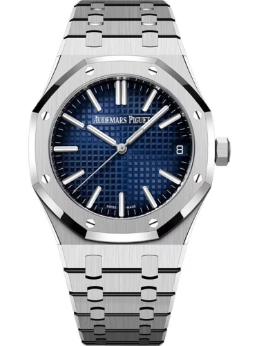 Audemars Piguet 15510BC.OO.1320BC.04 : Royal Oak Selfwinding 41 White Gold / Smoked Blue