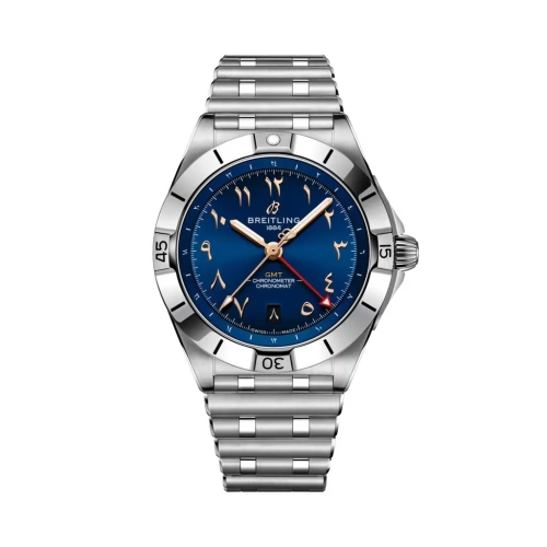 Breitling A32398E71C1A1 : Chronomat 40 GMT Stainless Steel / Blue / Malaysia