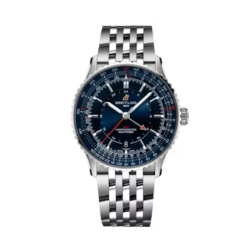 Breitling A323103A1C1A1 : Navitimer GMT 41 Automatic Stainless Steel / Blue / Bracelet