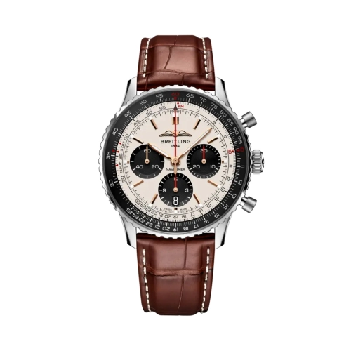 Breitling AB01381E1G1P1 : Navitimer  B01 Chronograph 43 Stainless Steel / North America
