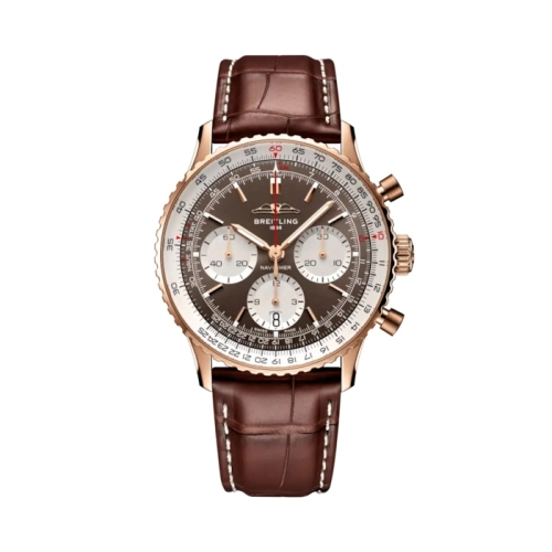 Breitling RB0139211Q1P1 : Navitimer B01 Chronograph 41 Red Gold / Bronze