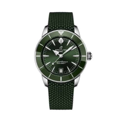 Breitling AB3110361L1S1 : Superocean Heritage B31 Automatic 40 Stainless Steel / Green / Rubber