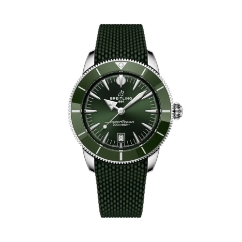 Breitling AB3112361L1S1 : Superocean Heritage B31 Automatic 44 Stainless Steel / Green / Rubber