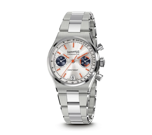 Eberhard 31156.04 : Contodat Chronographe Stainless Steel / Silver