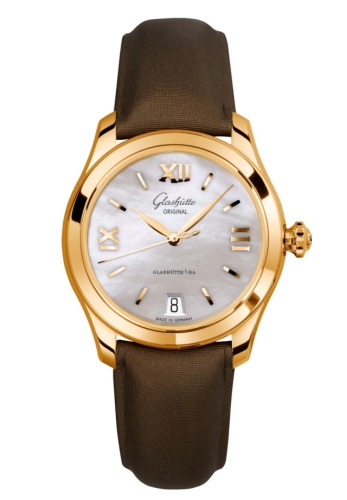 Glashütte Original 1-39-22-09-01-44 : Lady Serenade Rose Gold / MOP / Calf - Pin