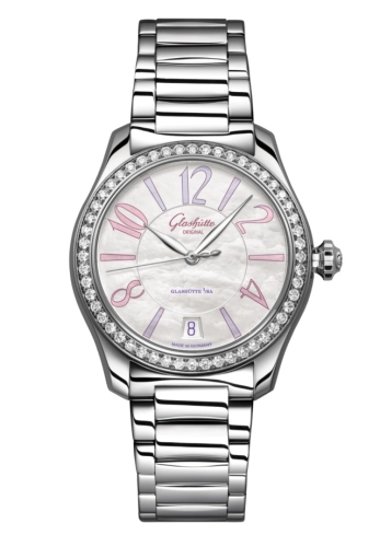 Glashütte Original 1-39-22-22-22-70 : Lady Serenade Stainless Steel - Diamond / MOP / Bracelet
