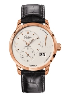 Glashütte Original 1-65-01-25-15-61 : PanoReserve Red Gold / Silver / Alligator - Folding
