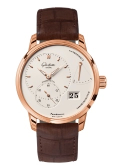 Glashütte Original 1-65-01-25-15-62 : PanoReserve Red Gold / Silver / Nubuck - Folding