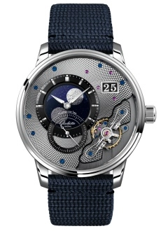 Glashütte Original 1-91-04-01-03-64 : PanoLunarInverse Platinum / Black / Synthetic - Folding