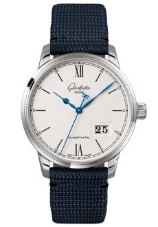 Glashütte Original 1-36-03-01-02-64 : Senator Excellence Panorama Date Stainless Steel / Silver / Synthetic - Folding