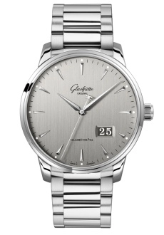 Glashütte Original 1-36-03-03-02-71 : Senator Excellence Panorama Date Stainless Steel / Grey / Bracelet