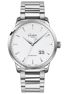 Glashütte Original 1-36-03-05-02-71 : Senator Excellence Panorama Date Stainless Steel / White / Bracelet