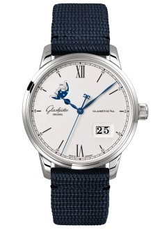 Glashütte Original 1-36-04-01-02-64 : Senator Excellence Panorama Date Moonphase Stainless Steel / Silver / Synthetic