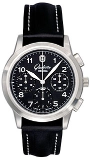 Glashütte Original 39-32-13-17-04 : Senator Chronograph Date Stainless Steel / Black