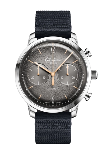 Glashütte Original 1-39-34-06-22-04 : Sixties Chronograph Stainless Steel / Stone Grey / Annual Edition