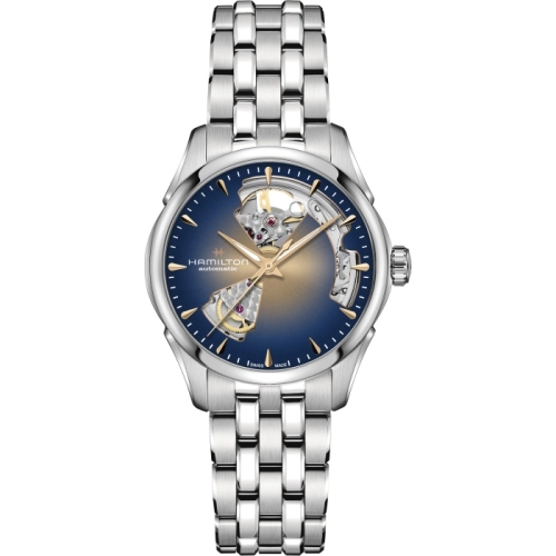 Hamilton H32215101 : Jazzmaster Open Heart 36 Stainless Steel / Bronze - Navy Gradient / Bracelet
