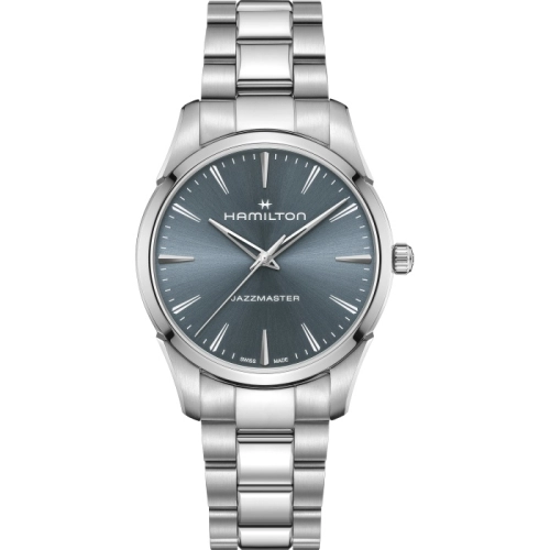 Hamilton H32461141 : Jazzmaster Quartz 40 Stainless Steel / Blue / Bracelet