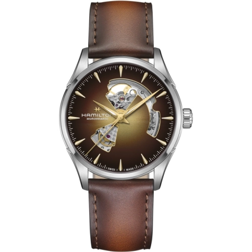 Hamilton H32705501 : Jazzmaster Open Heart 42 Stainless Steel / Brown Gradient  / Bracelet