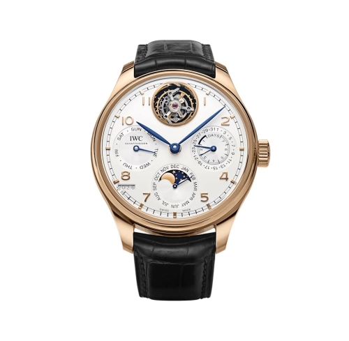 IWC IW504-507 : Portuguese Perpetual Calendar Tourbillon Armor Gold / Bucherer