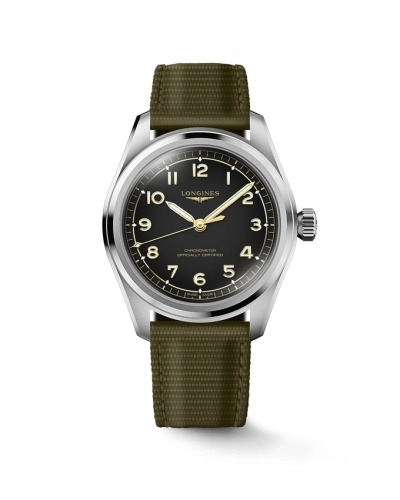 Longines L3.809.4.53.9 : Spirit Automatic 39 Stainless Steel / Black / Rubber