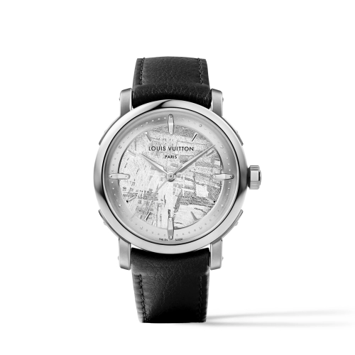 Louis Vuitton W3PT11 : Escale Automatic 39 Platinum / Meteorite