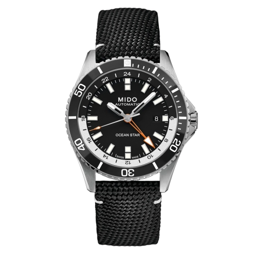 Mido M026.629.17.051.01 : Ocean Star GMT Stainless Steel / Black / Canvas