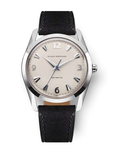 Nivada Grenchen 35004M17 : Antarctic 35 Eggshell - White Luminova / Stainless Steel / Black