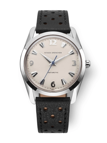 Nivada Grenchen 35004M40 : Antarctic 35 Eggshell - White Luminova / Stainless Steel / Black Racing