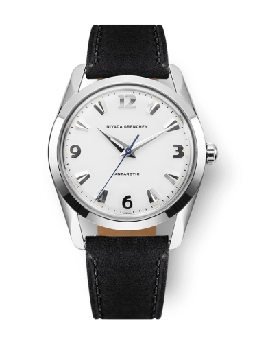 Nivada Grenchen 35005M17 : Antarctic 35 White - White Luminova / Stainless Steel / Black