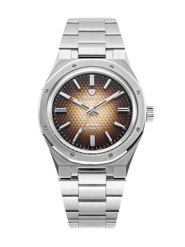 Nivada Grenchen 68002A77 : F77 Stainless Steel / Brown Smoked / Bracelet