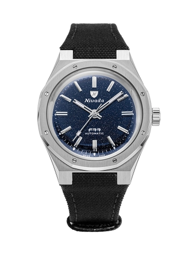 Nivada Grenchen 68010A77-BC : F77 Stainless Steel / Aventurine / Velcro