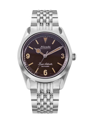 Nivada Grenchen 32031A04 : Super Antarctic 3.6.9. Tropical / Stainless Steel / Beads of Rice
