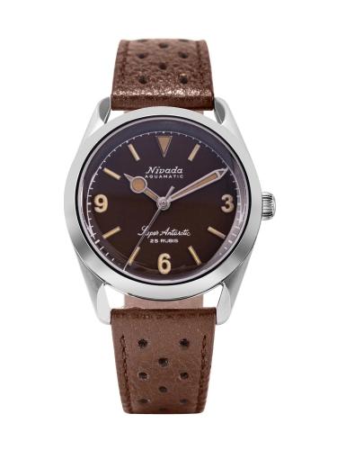 Nivada Grenchen 32031A23 : Super Antarctic 3.6.9. Tropical / Stainless Steel / Brown Racing