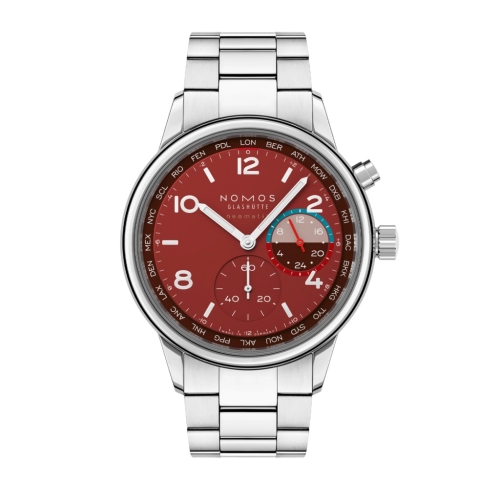 Nomos Glashütte 790.S5 : Club Sport Neomatik Worldtimer Magma
