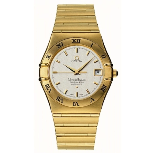 Omega 1102.30.00 : Constellation Automatic 35.5 '95 Yellow Gold / Silver