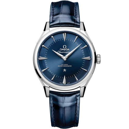 Omega 140.13.39.21.03.001 : Constellation Observatory Stainless Steel / Blue