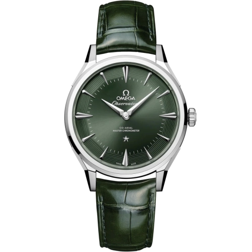Omega 140.13.39.21.10.001 : Constellation Observatory Stainless Steel / Green