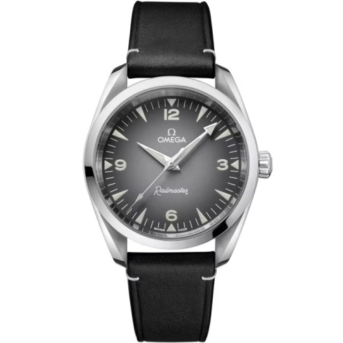 Omega 235.12.38.20.06.001 : Railmaster Omega Co-Axial Master Chronometer 38 Stainless Steel / Grey Gradient