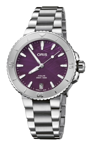 Oris 01 733 7770 4118-Set : Aquis Date 36.5 Ben Bridge Edition