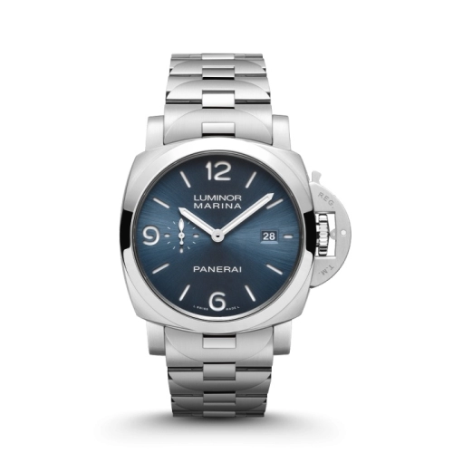 Panerai PAM03323 : Luminor Marina Titanio Light Blue / Bracelet
