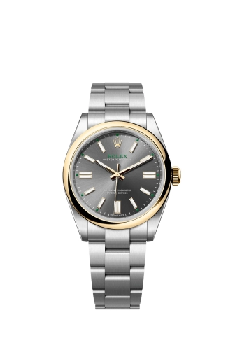Rolex 134303-0001 : Oyster Perpetual 41 Stainless Steel - Yellow Gold / Slate