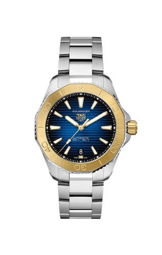 TAG Heuer WBP2150.BA0627 : Aquaracer Professional 200 40 Automatic Stainless Steel - Yellow Gold / Blue / Bracelet
