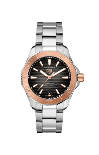 TAG Heuer WBP2151.BA0627 : Aquaracer Professional 200 40 Automatic Stainless Steel - Rose Gold / Black / Bracelet