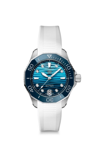 TAG Heuer WBP231N.FT6234 : Aquaracer Professional 300 36 Stainless Steel / Blue Gradient - Diamond / Rubber