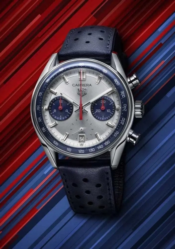 TAG Heuer CBS221G : Carrera Chronograph Glass Box Stainless Steel / Wempe Signature Collection