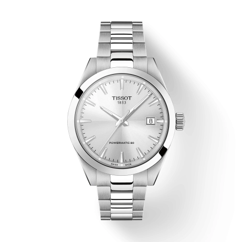 Tissot T165.807.11.031.00 : Gentleman Powermetic 80 38 Stainless Steel / Silver / Bracelet