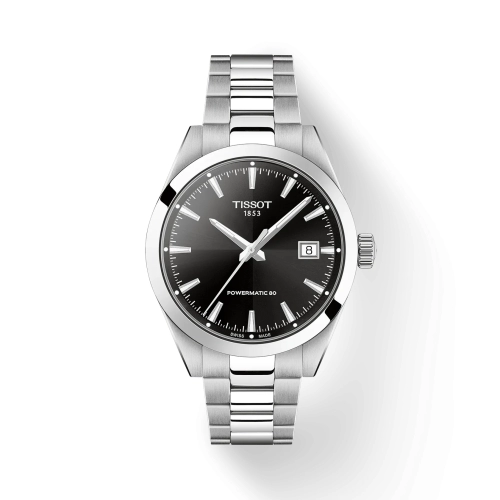 Tissot T165.807.11.051.00 : Gentleman Powermetic 80 38 Stainless Steel / Black / Bracelet